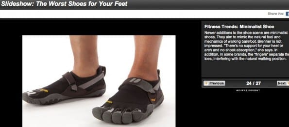 Vibram FiveFingers Are The Worst Shoes 